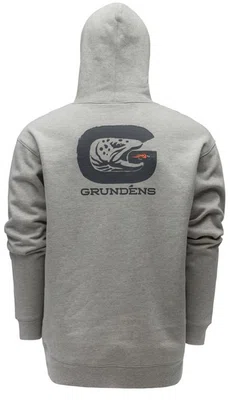 Grundéns mikina g trout hoodie athletic heather - xxl