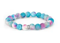 Agato Korálkový náramek z jadeitu MINK136/17