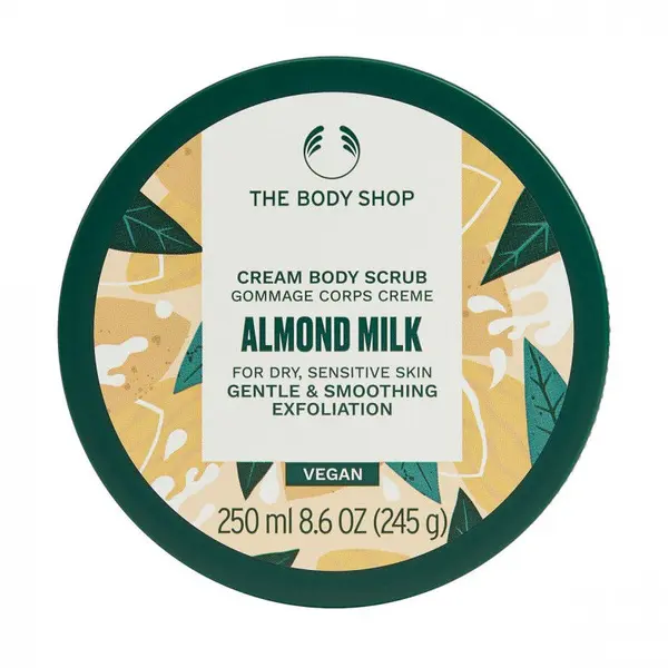 The Body Shop Tělový peeling pro suchou a citlivou pokožku Almond Milk (Body Scrub) 250 ml