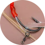 One more cast hotový návazec meta terminal tackle all-in-1 rig fuzed leader leaderclip d-rig - velikost 6