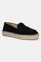 Semišové espadrilky Lauren Ralph Lauren Luize Loafer