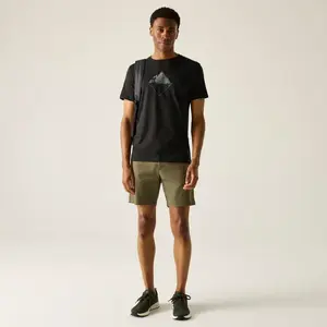 Pánské tričko regatta breezed černá 5xl