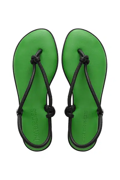 Sandály Havaianas UNA ACAI dámské, černá barva, 4149616.2703