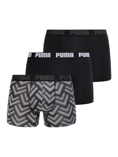 PUMA Boxerky  čierna / biela