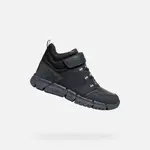Black boys' ankle boots Geox Flexyper B Abx - Boys