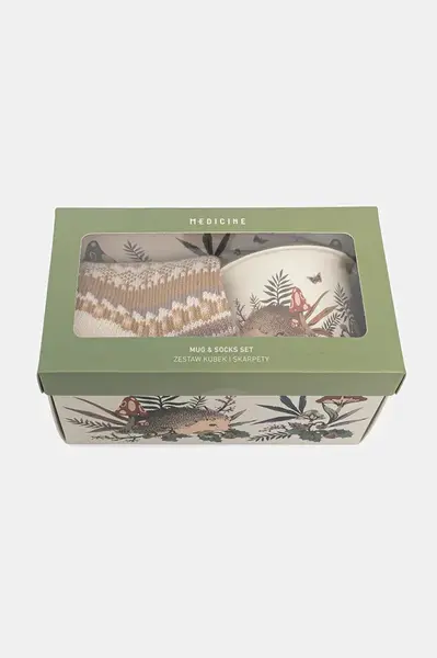 Dárková sada: hrnek a ponožky Medicine