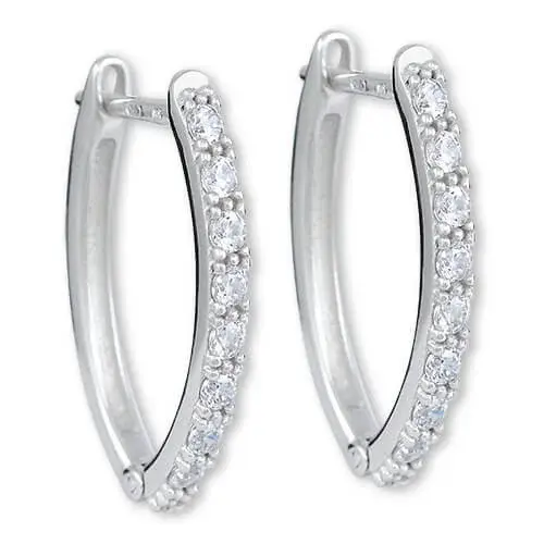 Soliter Okouzlující stříbrné kruhové náušnice 436 001 00575 04