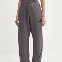 Tepláky adidas Z.N.E. fialová barva, s potiskem, JC5411