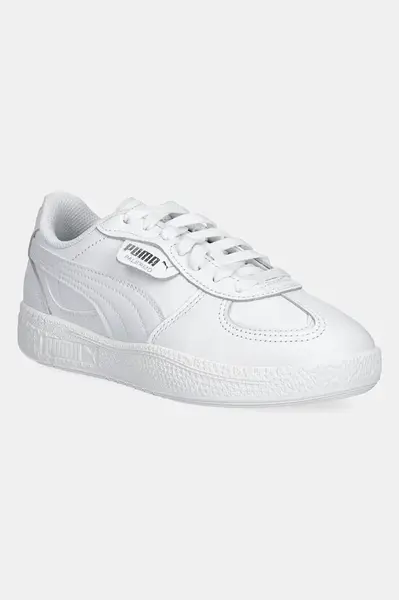 Kožené tenisky Puma Palermo Moda Lthr Wns bílá barva, 397738