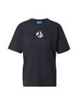 KARL LAGERFELD JEANS Tričko  čierna / biela