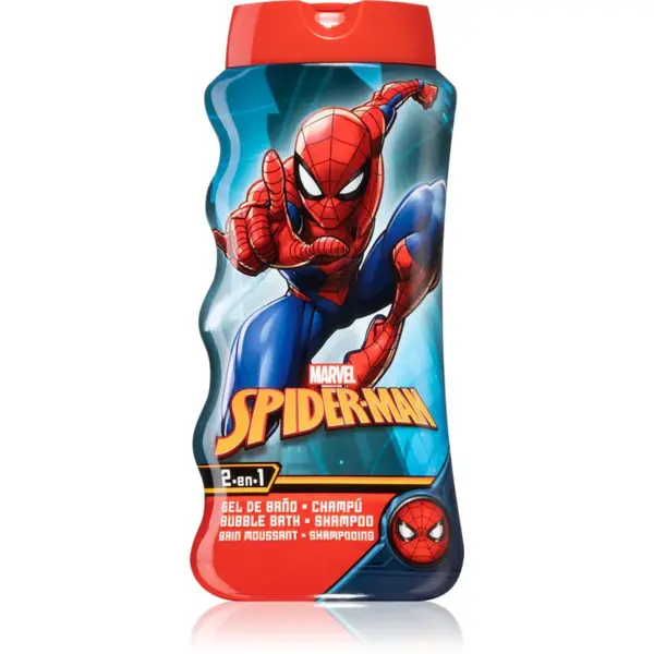 Marvel Spiderman Bubble Bath and Shampoo sprchový a kúpeľový gél 475 ml