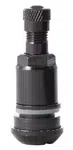 Ferdus Bezdušový ventil TR525 MS, černý nikl, otvor v disku 11,5 mm, délka ventilu 42 mm - 1 kus Varianta: černý. otvor v ráfku 11.5 mm. délka 42 mm.…