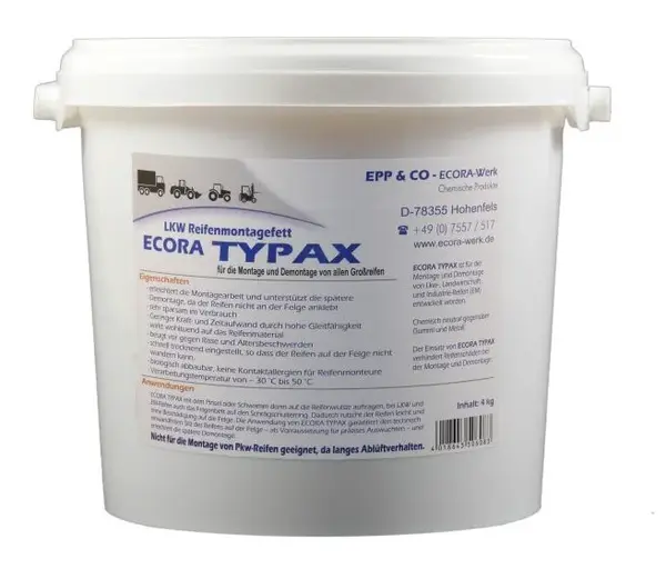 Ecora Montážní pasta - vazelína pro nákladní pneu, béžová, 4 kg