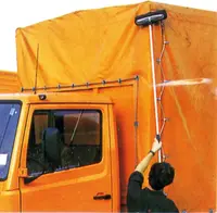 APA Násada pro průtokové kartáče teleskopická, extra délka 180-300 cm, hliník, mosazný závit