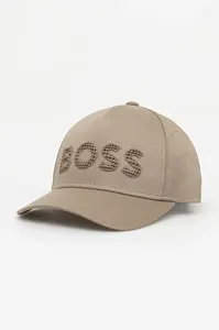 BOSS Green čiapka so šiltom pánska bavlnená Golf