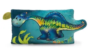 Nici Polštář Dino Snackilus 43x25cm, GREEN