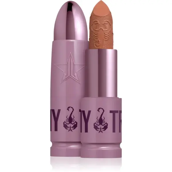 Jeffree Star Cosmetics Scorpio Shiny Trap Lipstick vysoce pigmentovaná krémová rtěnka odstín Pomeranian Kiss 3 g