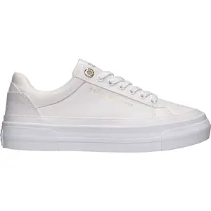 Tommy Hilfiger TH FOXING PLATFORM CANVAS Dámska vychádzková obuv, biela, veľkosť