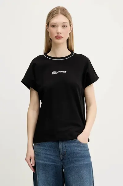 Bavlněné tričko Karl Lagerfeld Jeans