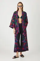 Kalhoty Medicine dámské, černá barva, střih culottes, medium waist