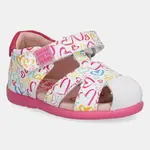 Dětské kožené sandály Agatha Ruiz de la Prada bílá barva, 252902