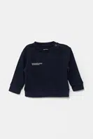 Mikina Pangaia BABY 365 MIDWEIGHT SWEATSHIRT tmavomodrá barva, hladká, 10000655