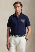 Bavlněné polo tričko Polo Ralph Lauren tmavomodrá barva, 710964976