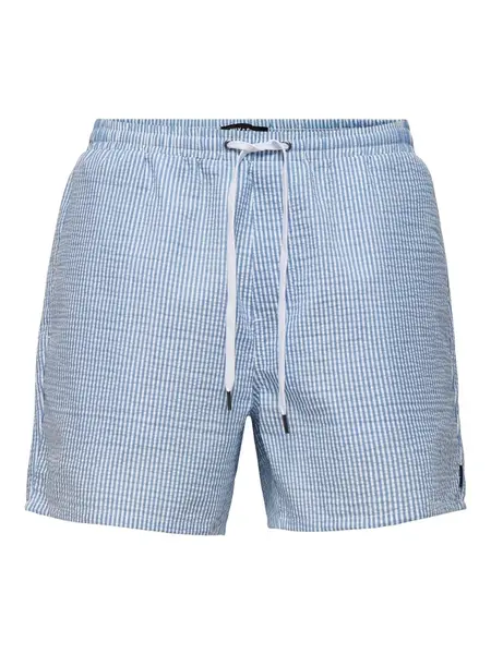 Only & Sons Plavecké šortky 'ONSTED'  kráľovská modrá / biela