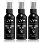 NYX Professional Makeup Makeup Setting Spray Matte fixační sprej 3x60 ml