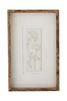 Nástěnná dekorace Bloomingville 30,5 x 48,5 x 5 cm