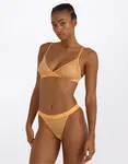 Organic Basics Mesh Triangle Bralette Papaya M