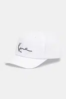 Bavlněná baseballová čepice Karl Kani bílá barva, s aplikací, 7030247