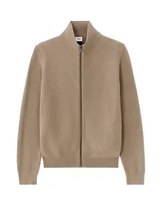 Celio hnědý svetr na zip