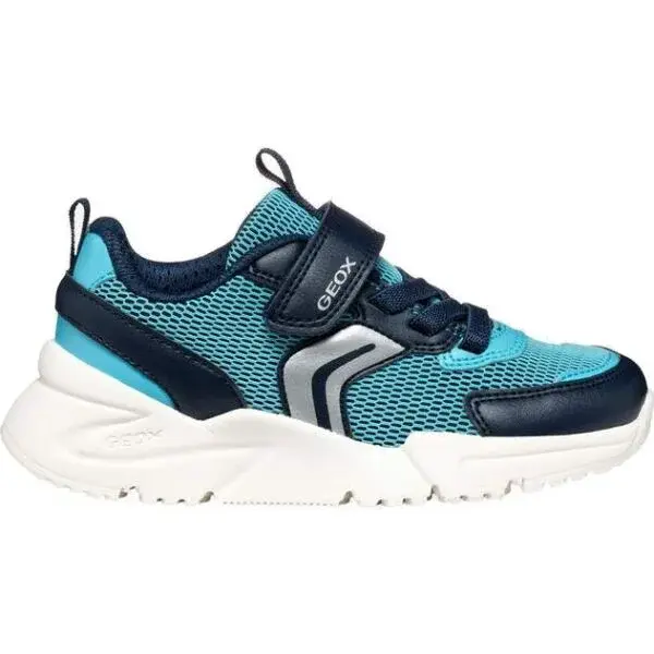 Geox J LOFTUS A Detská vychádzková obuv, modrá, veľkosť