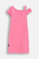Dívčí šaty Coccodrillo růžová barva, mini, INSIDE OCEAN GIRL JUNIOR