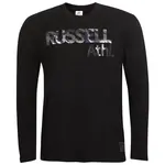 Russell Athletic LONG SLEEVE TEE SHIRT Pánske tričko, čierna, veľkosť