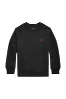 Bavlněné tričko s dlouhým rukávem Polo Ralph Lauren černá barva, 322843804001
