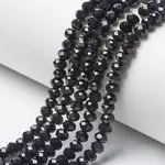 Opaque Solid Color Glass Beads Strands