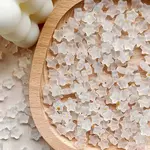 30Pcs Frosted Glass Beads