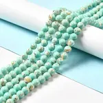 Synthetic Turquoise and Sea Shell Assembled Beads Strands