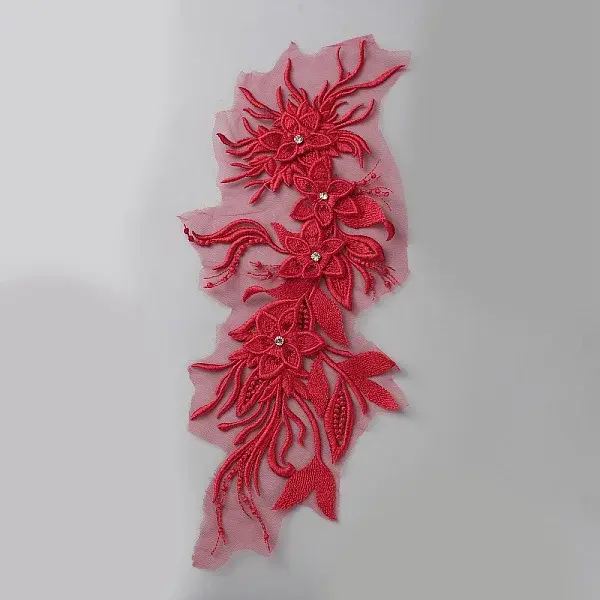 Chemical Fiber Iron Acrylic Embroidery Lace Collar