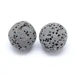 Unwaxed Natural Lava Rock Beads
