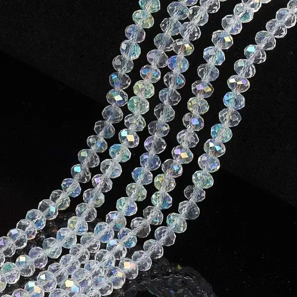Electroplate Glass Beads Strands