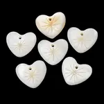 Natural Freshwater Shell Carved Pendants