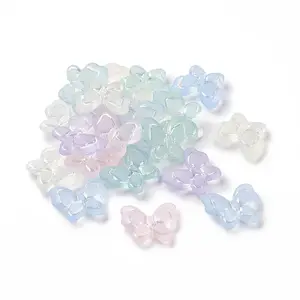 Transparent Frosted Acrylic Beads