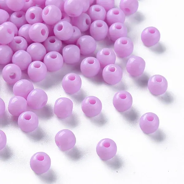 Opaque Acrylic Beads