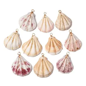 Natural Scallop Shell Pendants