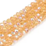 Electroplate Glass Beads Strands