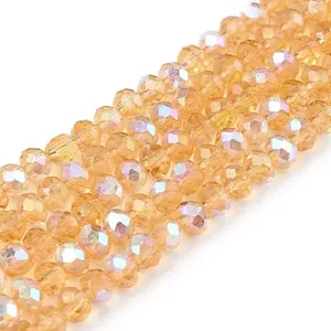 Electroplate Glass Beads Strands
