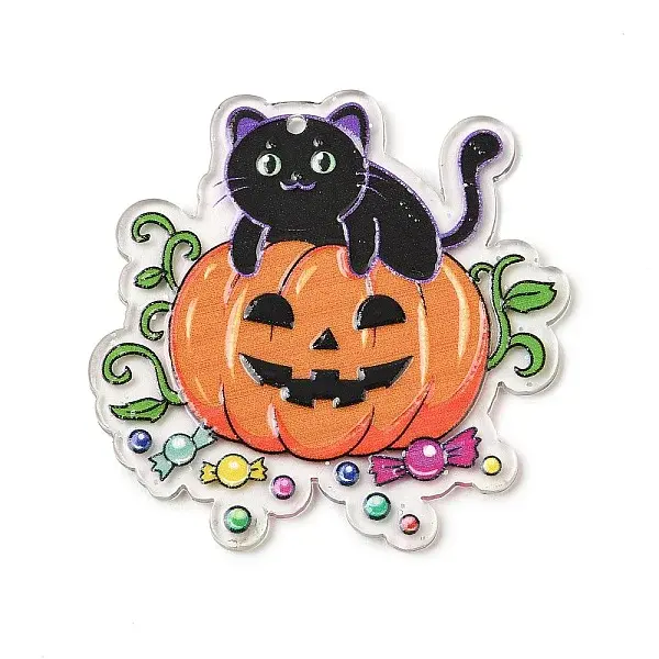 Halloween Printed Acrylic Pendants